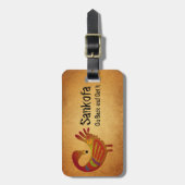 Bagagelabel Sankofa ~ Parchment (Voorkant verticaal)