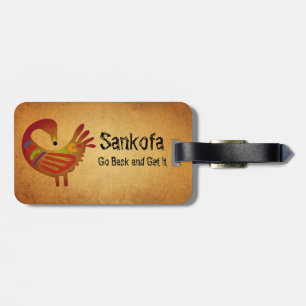 Bagagelabel Sankofa ~ Parchment