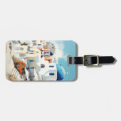 Bagagelabel Santorini (Voorkant horizontaal)