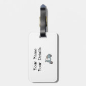 Bagagelabel scooter (Achterkant verticaal)