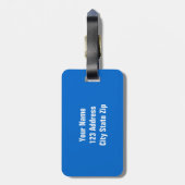 Bagagelabel sportthema | honkbalontwerp (Achterkant verticaal)