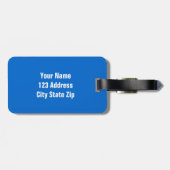 Bagagelabel sportthema | honkbalontwerp (Achterkant horizontaal)