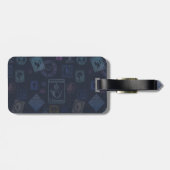  Bagagelabel stempel - Donker (Achterkant horizontaal)