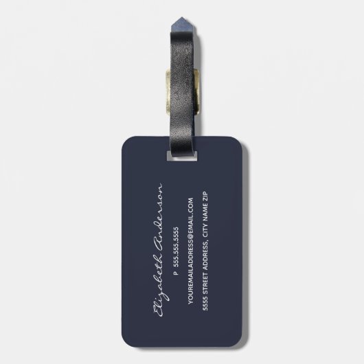 Bagagelabel sterren (Achterkant verticaal)