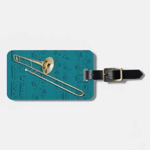 bagagelabel - Trombone (tenor) - Kies kleur