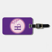 Bagagelabel - Uw initiaal toevoegen (Voorkant horizontaal)