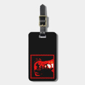 Bagagelabel van de Boxer-hond (Voorkant verticaal)