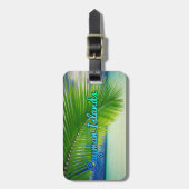 Bagagelabel van de Kaaimaneilanden (Voorkant verticaal)