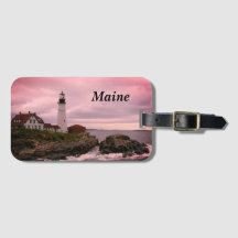 Bagagelabel van de vuurtoren van Portland