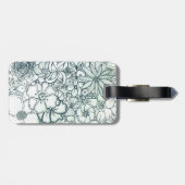 Bagagelabel van Floral Garden (Achterkant horizontaal)