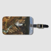 Bagagelabel van geelsteen Herfst (Voorkant (horizontaal))