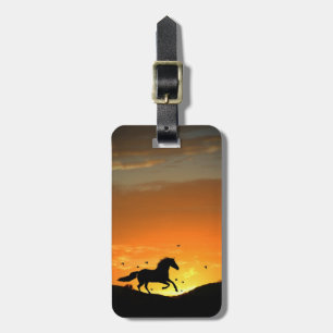 Bagagelabel van Gepersonaliseerd paarden