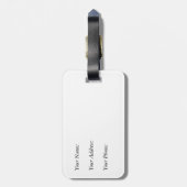 Bagagelabel van Gepersonaliseerd paarden (Achterkant verticaal)