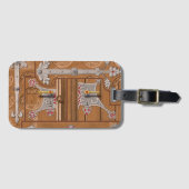 Bagagelabel van gesloten kamerdeur (Voorkant (horizontaal))