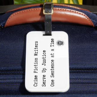 Bagagelabel van Justitie