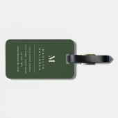 Bagagelabel van kikkers (Achterkant horizontaal)