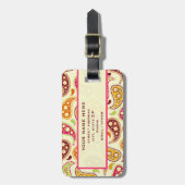 Bagagelabel van Paisley (Voorkant verticaal)