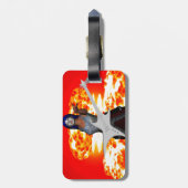 Bagagelabel van Rock en Roll (Achterkant verticaal)