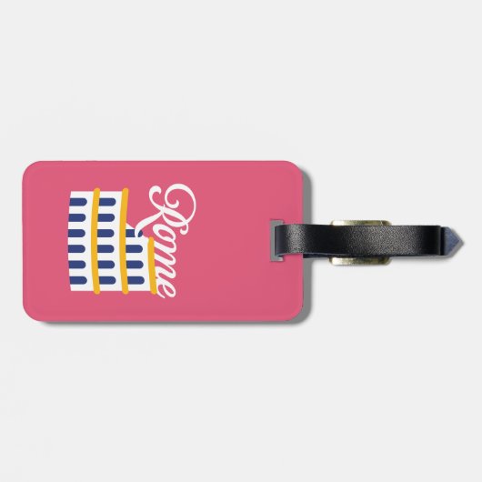 Bagagelabel van Rome (Achterkant horizontaal)