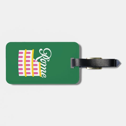 Bagagelabel van Rome (Achterkant horizontaal)