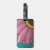  Bagagelabel van Roze Daisy (Achterkant verticaal)