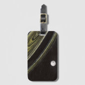 Bagagelabel van Saturnus en Tethys (Voorkant (verticaal))