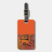 Bagagelabel van sierCherub (Voorkant verticaal)