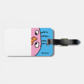 bagagelabel van steve (Achterkant horizontaal)