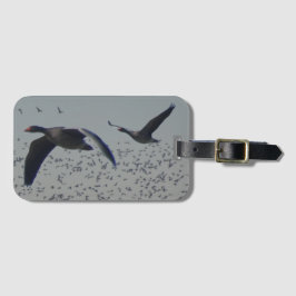 Bagagelabel van vliegende ganzen