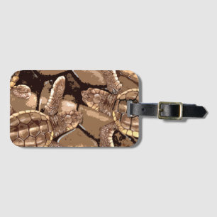 Bagagelabel van Zee van de schildpad