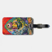 Bagagelabel vis (Achterkant horizontaal)