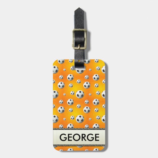 Bagagelabel Voetbal (Voorkant verticaal)