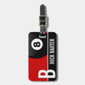 Bagagelabel voor acht bundelpoolcorner Pocket Mono (Voorkant verticaal)