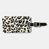  Bagagelabel voor afdrukken op luipaard (Voorkant horizontaal)