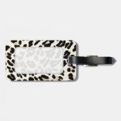  Bagagelabel voor afdrukken op luipaard (Achterkant horizontaal)