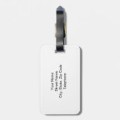 Bagagelabel voor African Art Sunset Break (Achterkant verticaal)