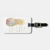 Bagagelabel voor ananas (Voorkant horizontaal)