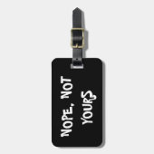 bagagelabel voor gemeenschappelijke zakken (Voorkant verticaal)