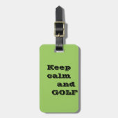 bagagelabel voor Golfers (Voorkant verticaal)