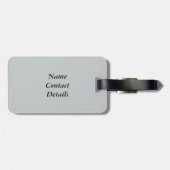 Bagagelabel voor het ontwerpen van stoomtreinen (Achterkant horizontaal)