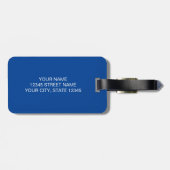 Bagagelabel voor het reizen naar de Pickleball-min (Achterkant horizontaal)