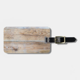 Bagagelabel voor houtontwerp