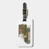  bagagelabel voor militaire ontwapening (Voorkant verticaal)