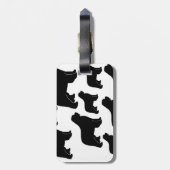 Bagagelabel voor nieuwsberichten (Achterkant verticaal)