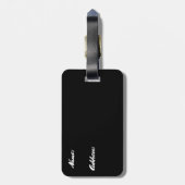 Bagagelabel voor regenboogkus (Achterkant verticaal)