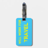 Bagagelabel voor reizen (Achterkant verticaal)