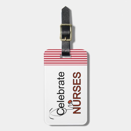 Bagagelabel voor verpleegkundigen (Voorkant verticaal)