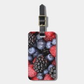 Bagagelabel zomerbessen (Voorkant verticaal)