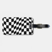 Bagagelabel zwart-wit controllerbord (Achterkant horizontaal)