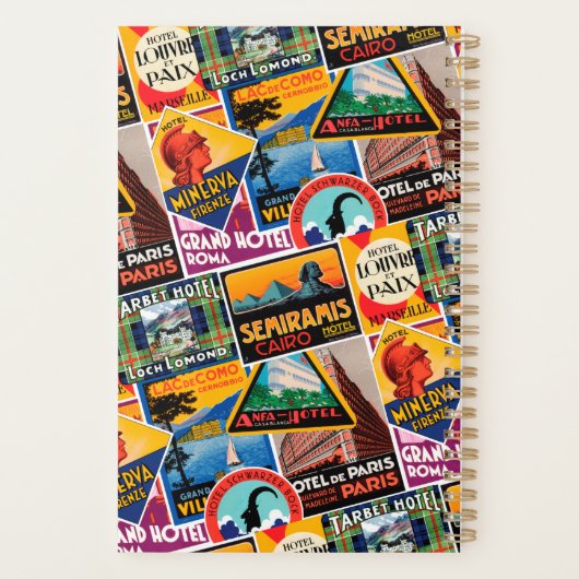 bagagelabelplanner planner (Achterkant)